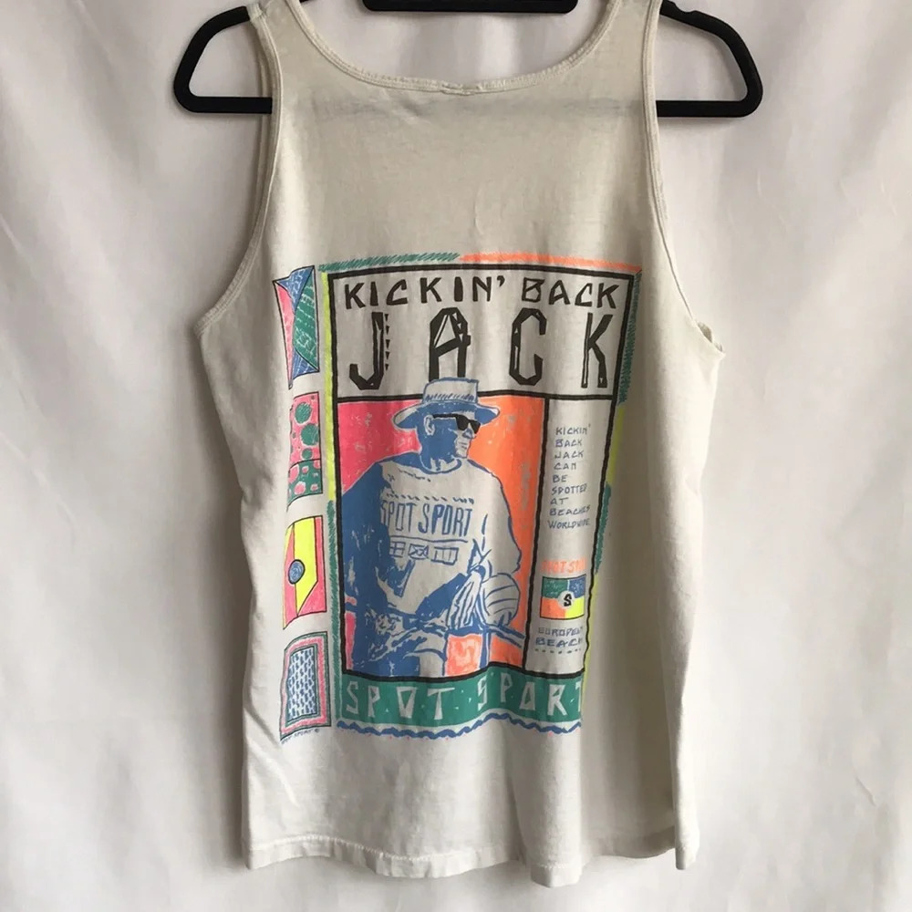 Kickin’ Back Jack Spot Sport tank top